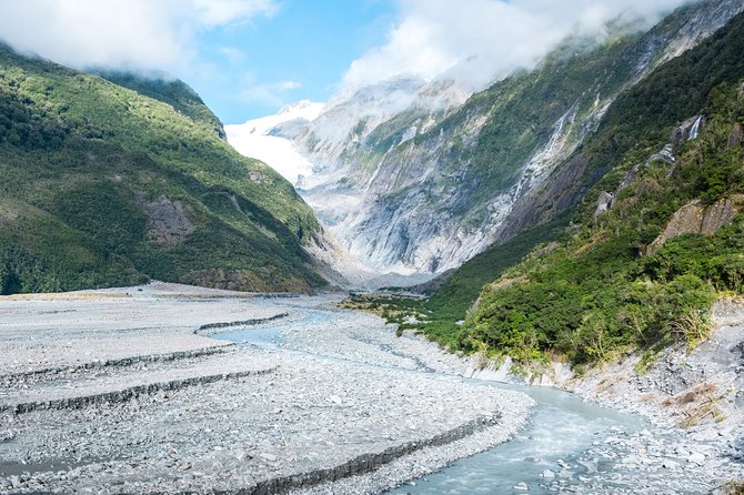 2 Day West Coast Glaciers and TranzAlpine Train: Queenstown to Christchurch - Franz Josef and Glacier Shuttles: getting to the road end
