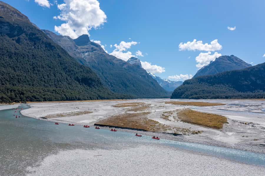 From Queenstown: Dart River Canoe & Jet Boat Day Trip - The river base: gear up fast, stay warm, feel taken care of