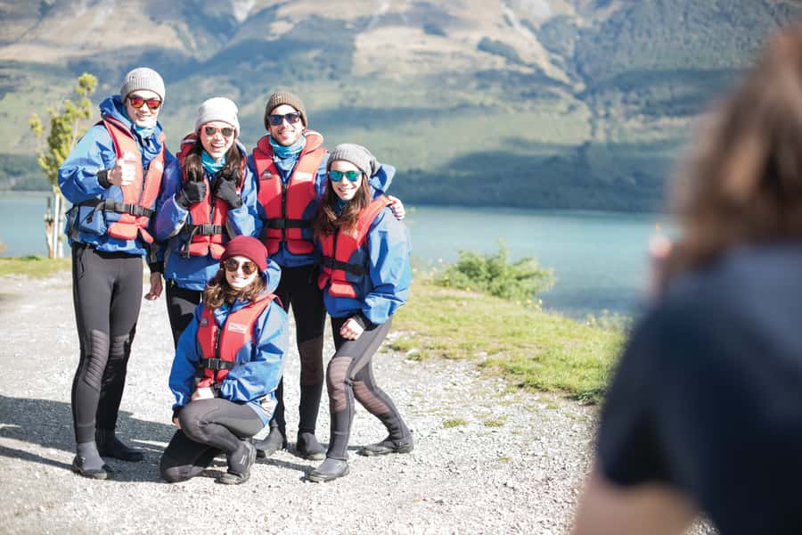 From Queenstown: Dart River Canoe & Jet Boat Day Trip - Funyak paddling on crystal-clear water: a guided downstream day