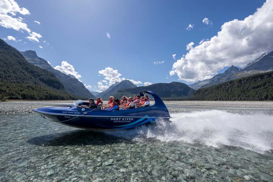 From Queenstown: Dart River Wilderness Jet Boat Experience - Timing on the river: going far upstream and returning to Glenorchy