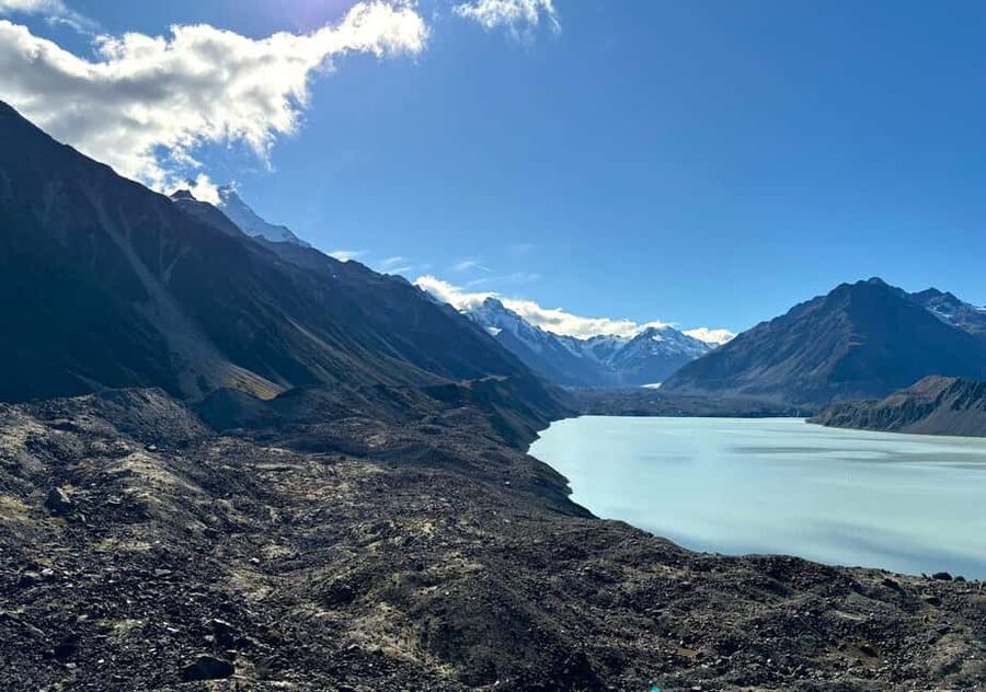 From Queenstown: Mt Cook & Tasman Glacier Viewpoint Day Tour - Aoraki Mount Cook National Park: the glacier day part