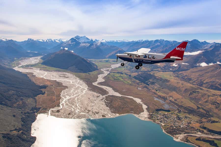 From Queenstown: Scenic Flight to Milford Sound - The Flight Route: From Central Otago to Milford Sound
