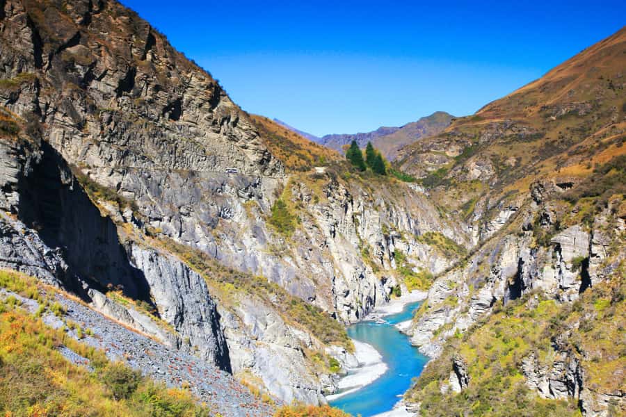 From Queenstown: Skippers Canyon Jet Boat Ride - Pipeline Bungy viewpoint break: the calm reset before the return