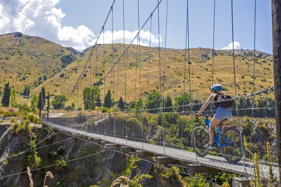From Queenstown: 'Valley of the Vines' Wine and Bike Tour - Kawarau Bridge and the bungee moment: adrenaline, optional timing