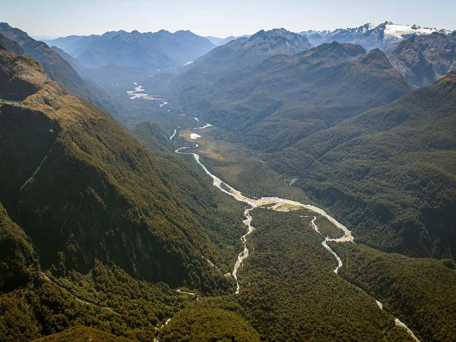 From Wanaka: Milford Sound Flight with Landing & Glaciers - The Return Flight Back Over Fiordland and Lake Wakatipu