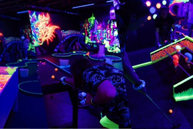 Glow in the Dark Mini Golf in Queenstown - Unlimited Play and Digital Scorecards: A Low-Stress Way to Compete
