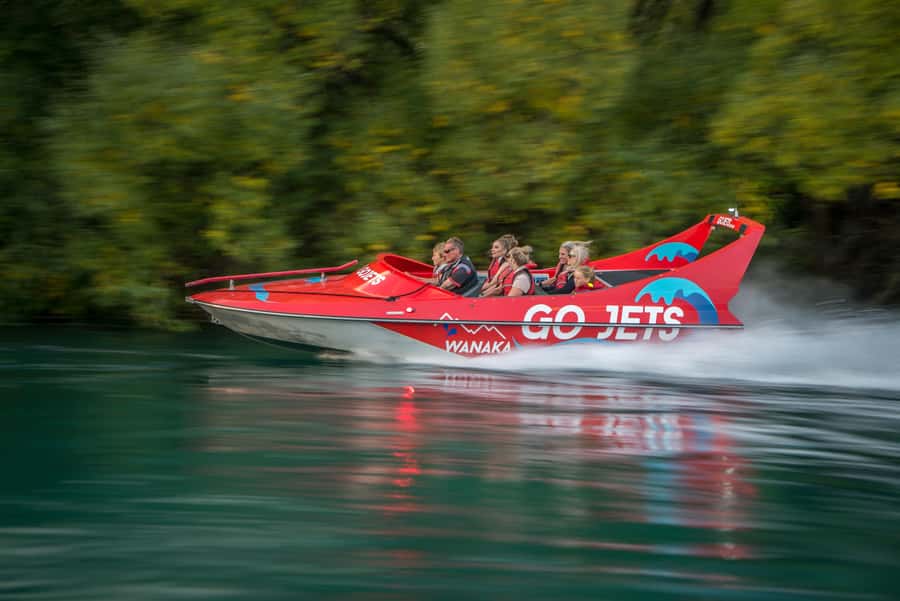 Go Jets Wanaka Clutha River Jet Boat Experience - Gold rush stories on the river: old sites, Red Bridge, and Devil’s Nook