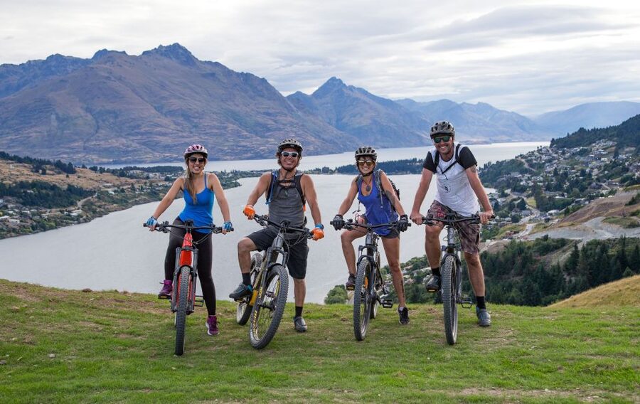 Guided Mountain E-bike Tour - Ride to the Sky - Terrain notes: gravel, dirt, uphill, downhill, and what not to do