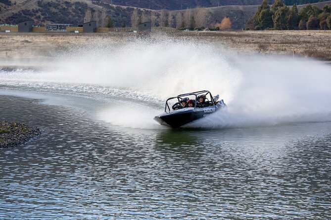 Jet Sprint Boating in Gibbston Valley, Queenstown - The Jet Sprint ride itself: islands, a racetrack section, and that face-on correction