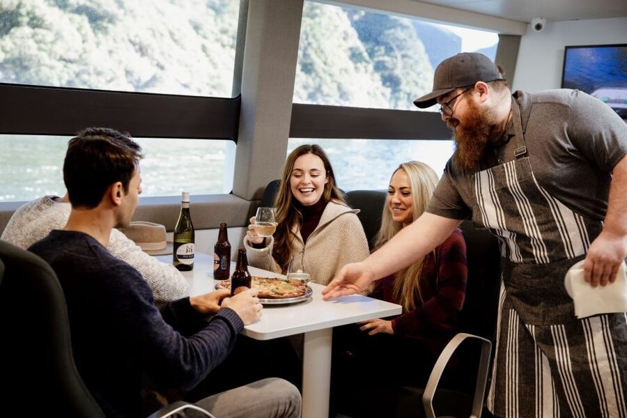 Milford Sound: Nature Cruise on a Modern Catamaran - Skipper storytelling and the Captain Cook mystery