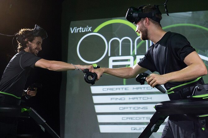 Omni VR - Multiplayer Virtual Reality - Choosing your game: zombie, haunted, and shooting missions