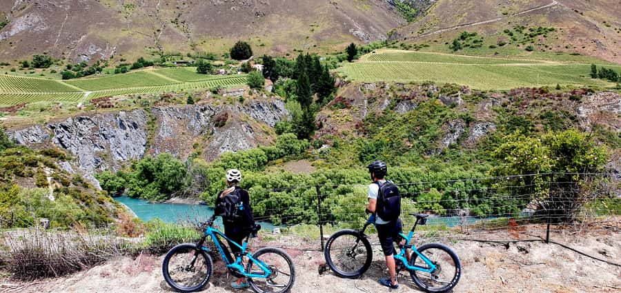 Queenstown: Guided E-Bike Tour with Winery Visits & Tastings - Arrowtown by e-bike: rivers, suspension bridges, and a guided rhythm