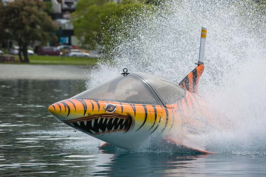 Queenstown: Hydro Attack Shark Ride - Going under at 40 kph: what it’s like inside the blue