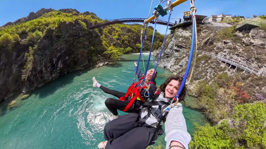 Queenstown: Kawarau Swing! (Solo, Tandem or Triple!) - At AJ Hackett Bungy Centre: What Happens Before You Go