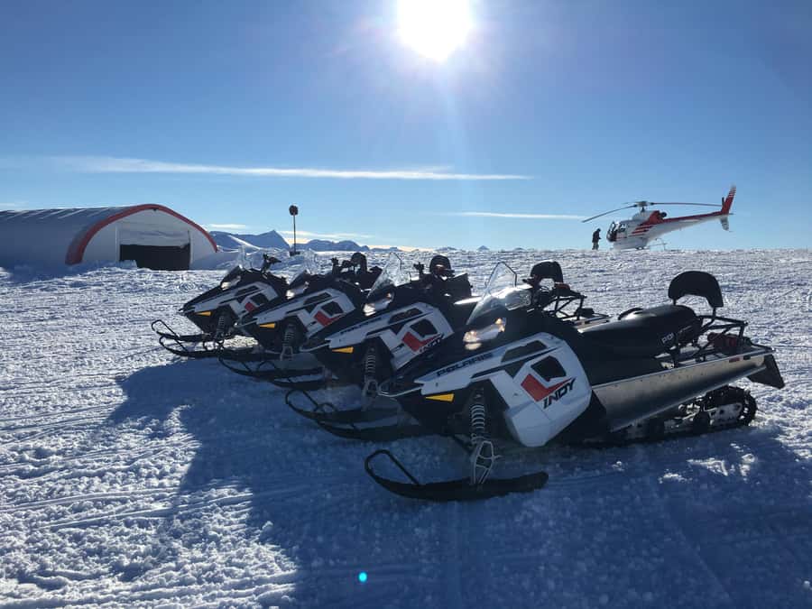 Queenstown: Snowmobiling Experience with Helicopter Flight - The Helicopter Route: Remarkables West Face, Hector Mountains, Nevis Valley