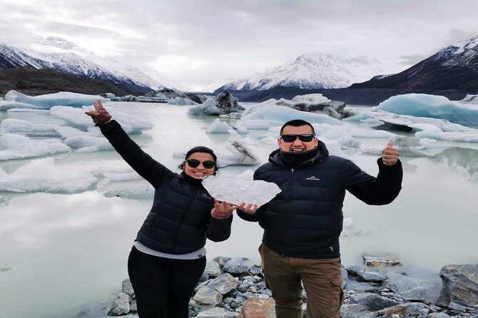 Queenstown to Christchurch One-Way Tour via Mt Cook & Lake Tekapo - Lake Pukaki and Aoraki/Mt Cook: the main event