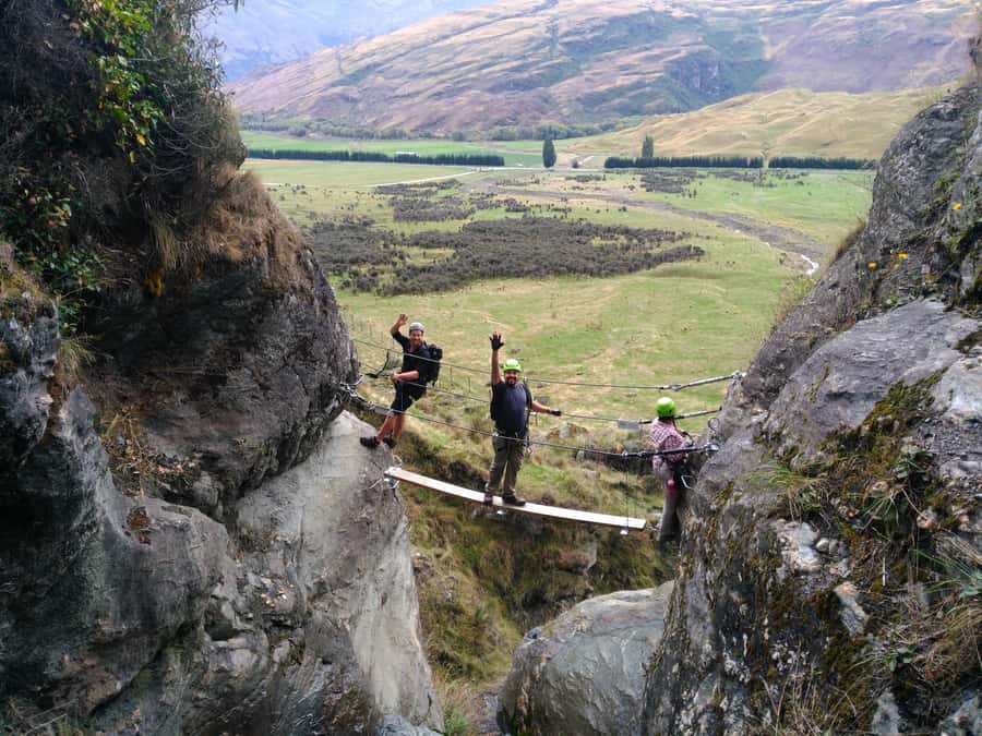 Wanaka: 2-Hour Beginner Waterfall Cable Climb - The descent: getting back down in about 15 minutes