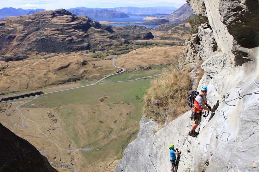 Wanaka: 6-hour Advanced Waterfall Cable Climb - Lord of the Rungs Full: what “advanced” actually means