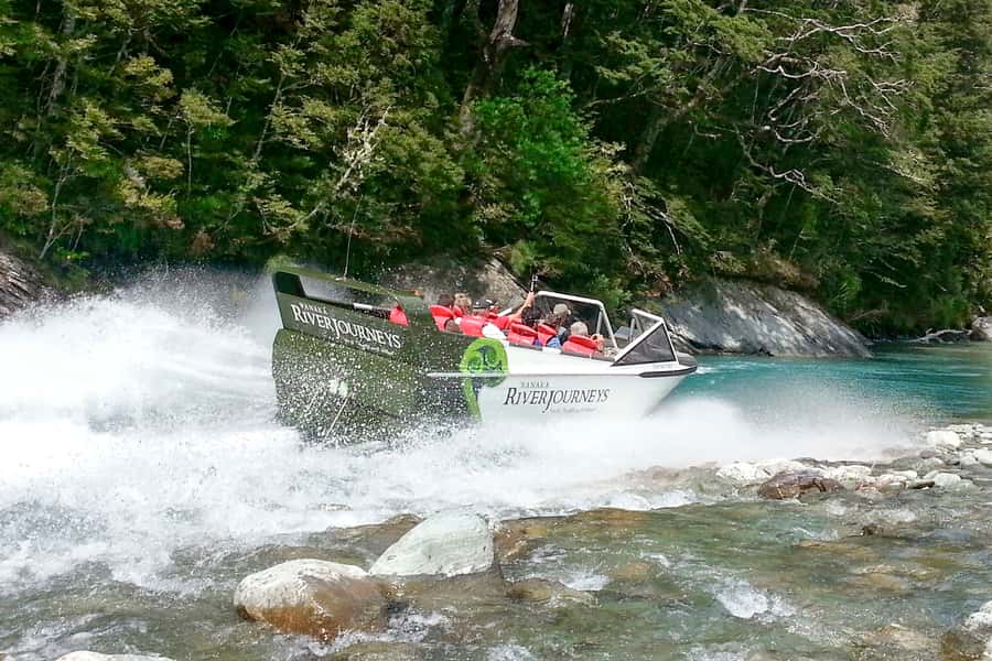 Wanaka: Jet Boat & Wilderness Walk - Mount Aspiring National Park on Foot: Moss, Streams, and Falls in 50 Minutes