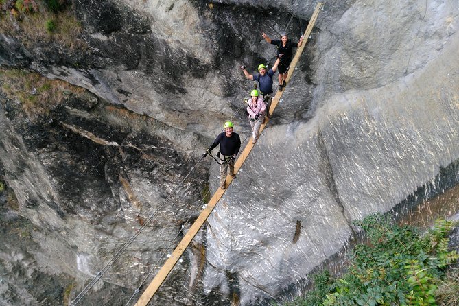 Wildwire Wanaka- Level 2 (4 Hours) - The Level 2 route: ladders, high bridges, and building views